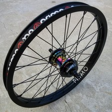 PRIMO BMX FREEMIX PRO FREECOASTER BICYCLE WHEEL LHD OIL SLICK/BLACK picture
