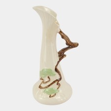 Roseville Ming Tree White 1949 Mid Century Modern Pottery Ceramic Ewer 516-10 picture