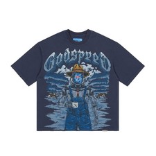Godspeed NextGen Crew Neck T-Shirt Aura Farm II Mens Navy AURA FARM II-CREW NECK picture