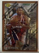 1996-97 Topps Finest - Apprentices Common Bronze Allen Iverson #69 (RC) MINT picture