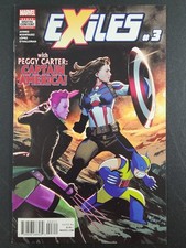 Exiles #3  VF/NM  1st App of Peggy Carter as Captain America  Marvel Comics 2018 picture