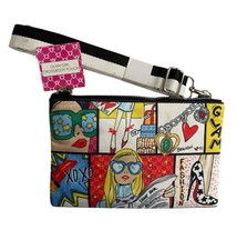 BRIGHTON Glam Girl Cross Body Pouch Purse, Fashionista Print, MSRP $100 picture
