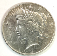1927-D Peace Silver Dollar picture