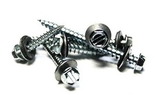 (1000) 10x2 Hex Head Sheet Metal Screws Neoprene Washer (Roofing screws) picture