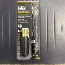 Klein Tools KNECT 32528HD 10-In-1 Impact Screwdriver/Nut Driver Set With Handle picture