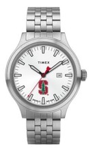 Men's Stanford University Watch Stainless Steel Top Brass picture