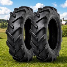Set of 2 6.00-12 Agricultural Tires 6.00x12 6x12 Farm Tractor Tires 6PR Tubeless picture