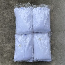 x13 VTG NOS Jerzees Super Sweats Blank White Crewneck Sweatshirt XL USA Made 90s picture