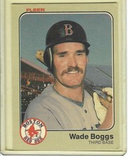 1983 FLEER #179 WADE BOGGS ROOKIE picture