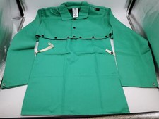 Stanco FR601 Welding Sleeves & Bib FR20 Size 2XL Green Cotton Fire Resistant picture