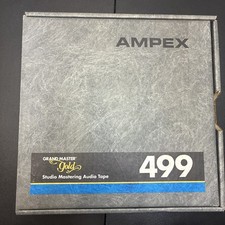AMPEX Grand Master Gold 499 Studio Mastering Audio Tape original box 2