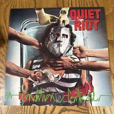 QUIET RIOT Condition Critical LP 1984 Vinyl Record QZ 39516 1st US Press - NM/NM picture