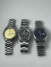 Vintage 2 Seiko 5 and 1 Citizen automatic Day and Date Made in Japan picture