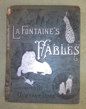 ❤️1890 Gustave Dore LaFontaine's FABLES Hurst & CO. HARD COVER 💕❤️😍 picture