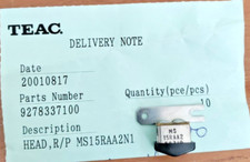 R/P HEAD  NEW  for Tascam  102,Teac v-600 Series  ORIGINAL  PN.9278337100 picture