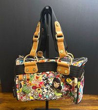 TokiDoki x Lesportsac 2009 Ragazza Discoteca print mini satchel rare picture