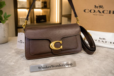 COACH CCX04 B4MPL Tabby Shoulder Bag 26 Genuine Grain Leather  Maple Brown  New picture