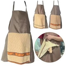 Funny Men Apron Novelty Men's Chef Kitchen Prank with Surprise Pocket One Size picture
