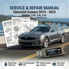 CHEVROLET CAMARO 2019 2020 2021 2022 2023 SERVICE REPAIR WORKSHOP MANUAL ON USB picture