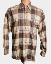 Vtg 90s Roper Plaid Aztec Western Button Shirt Men M USA Rodeo Landman Cowboy picture
