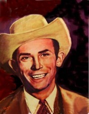 Country Music Legend Hank Wiliams Sr Art  Poster Art 16 x 20 Oil Painting picture