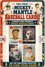 ⚾ You Pick Mickey Mantle Vintage Cards + Commemorative Card New York Yankees HOF picture
