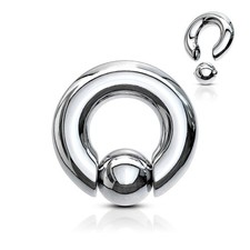 Surgical Steel Easy Pop Out Spring Load Captive Bead Ring picture