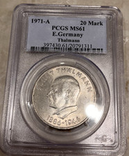PCGS MS61 East Germany DDR Ernst Thalmann 1971 picture