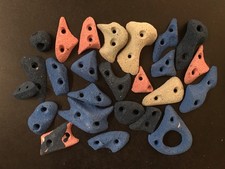 Franklin Climbing Holds - Jibs Set Of 25 W/mounting Screws NEW Unused picture