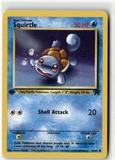 Squirtle Common Team Rocket 68/82 1st Edition NM picture