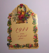 Vintage 1944 Was a Special Year Birthday Greeting Card - 1944 Birthday picture