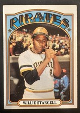 1972 Topps Willie Stargell #447 Pittsburgh Pirates HOF Vintage Baseball picture