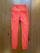 Lululemon Women's Wunder Under Orange Soda Luxtreme Leggings Size 2 picture