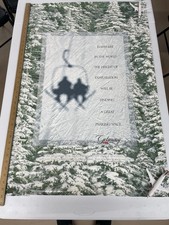 TWA Getaway Vintage Travel Advertising Poster Snowy Forest 38 x 26 picture