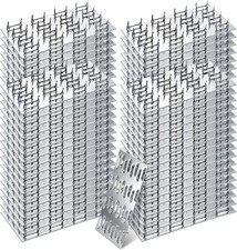 100 Pack Truss Plates Pronged Flat Mending Plate, 4 x 2 in, 9mm Teeth picture