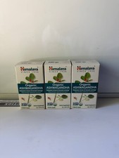 NEW Himalaya Organic Ashwagandha 60 Caps Ea. Lot Of 3 Exp. 7/2029 picture