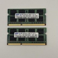 Samsung 4GB 2x2GB PC3-8500S DDR3 1066MHz Laptop RAM M471B5673DH1-CF8 Memory Kit picture