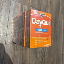 LOT OF 6 Vicks DayQuil Cold & Flu Multi-Symptom Relief - 24 LiquiCaps BNIB picture
