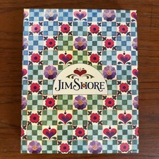 VTG Jim Shore Folk Art Boxed Stationery Set Sealed NEW in Box Checkerboard Quilt picture