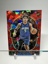 Paolo Banchero Rookie Card RC 2022-23 Panini Select Red Cracked Ice Prizm #72 picture