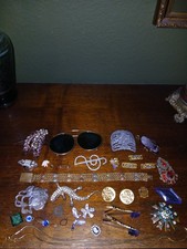 Victorian Vintage Gold Filled Mixed Metals Metals Jewelry Lot picture