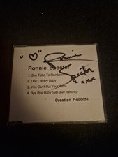 Ronnie Spector Signed Cd The Ronettes. Creation Promo. The Ramones picture