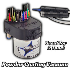 Pneumatic Micro Vacuum Powder Coating Reclaimer Precision Removal Tool & 19 Tips picture