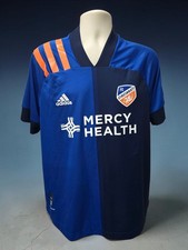 FC CINCINNATI 2020/21 HOME SHIRT - ADIDAS STUNNING AUTHENTIC MLS JERSEY - SIZE L picture