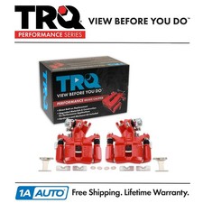 TRQ Performance Rear Brake Caliper Set For 94-01 Acura Integra 92-00 Honda Civic picture