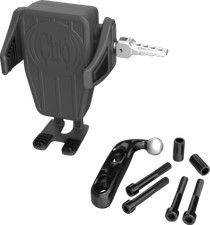 CIRO - Phone Holder Cybercharger Gen 2 Black Chrome Offset Perch | 55310 picture