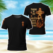 Custom name There Is No Greater Love Than This 3D Shirt Fullsize S-5XL picture
