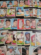 1965 Topps Baseball Lot - 112 Different Cards - W/ Russ Snyder and Johnny Romano picture