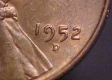 1952 D/S Omm-1 Lincoln Wheat Cent FS-511 - Nice High Grade Variety-d8705ddxx picture