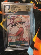One Piece Monkey. D. Luffy OP13-118 Alt SEC English Pristine BGS 10 Beckett picture